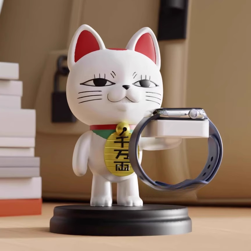 膽大黨 高速婆婆招財貓 手錶充電器支架底座