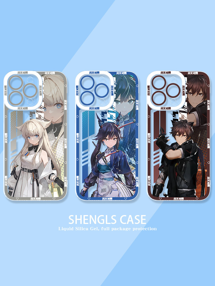 蘋果 系列明日方舟終末地天使眼透明防摔軟殼