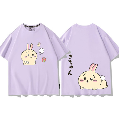 Chiikawa聯名衛衣2024秋冬新款親子情侶裝薄絨款連帽衛衣