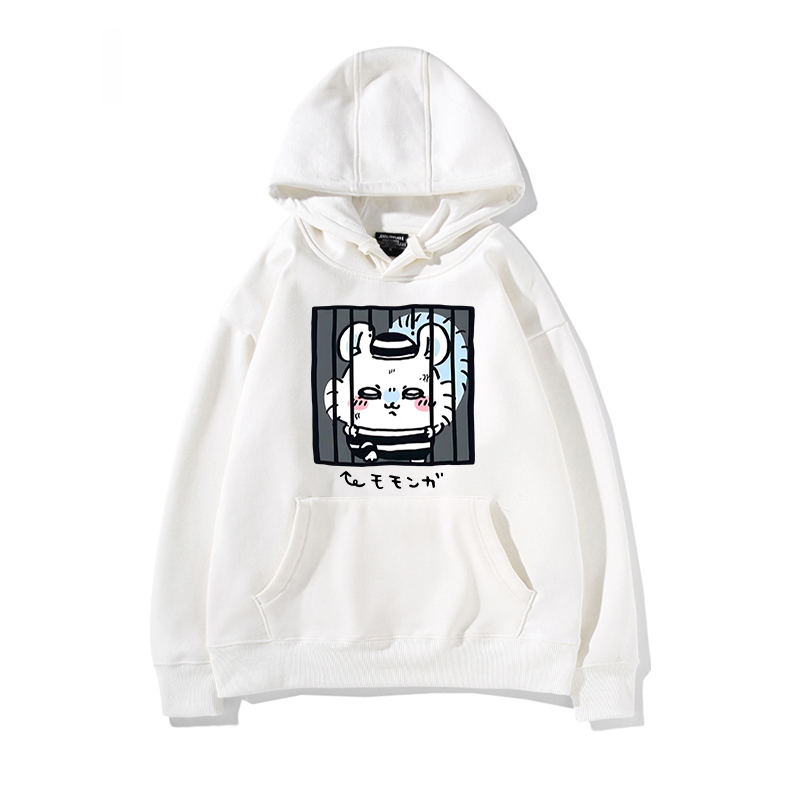 chiikawa 2024秋冬新款親子情侶裝薄絨款連帽衛衣