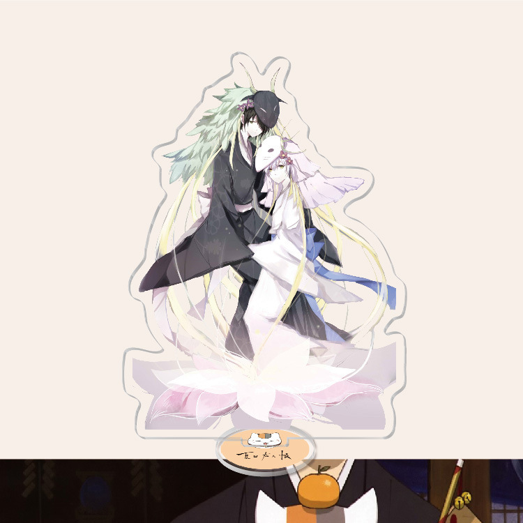 夏目友人帳夏目貴志貓咪老師/斑夏目玲子周邊擺件立牌鑰匙扣掛飾【單買三件起送】