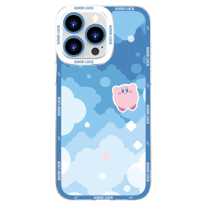 星之卡比天使眼透明防摔軟殼