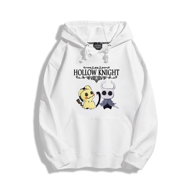 空洞騎士聯名衛衣2023秋冬新款親子情侶裝薄絨款連帽衛衣-星夢cosplay