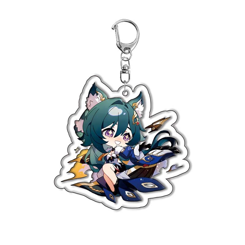 崩壞星穹鐵道愛莉希雅亞克力鑰匙扣掛飾遊戲周邊銀狼景元 白露【單買三件起送】