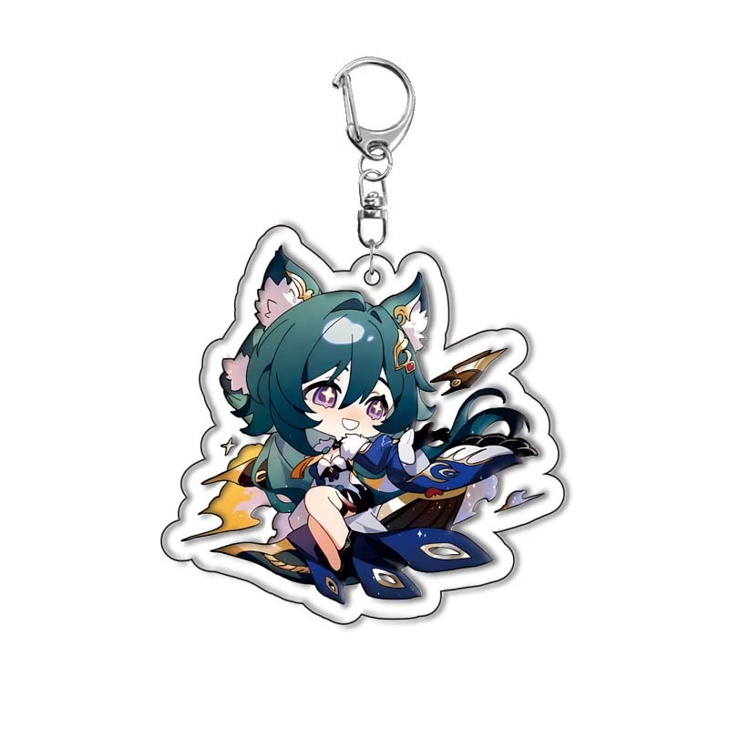 崩壞星穹鐵道愛莉希雅亞克力鑰匙扣掛飾遊戲周邊銀狼景元 白露【單買三件起送】