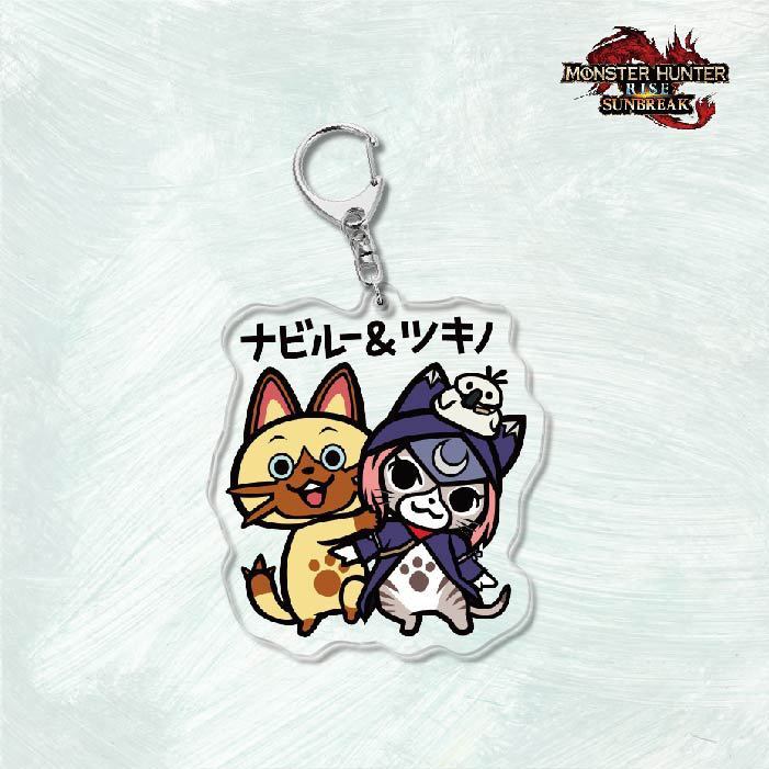 Monster Hunter Rise怪物獵人崛起滅盡龍雪鬼獸冰狼亞力克鑰匙扣掛飾【單買三件起送】
