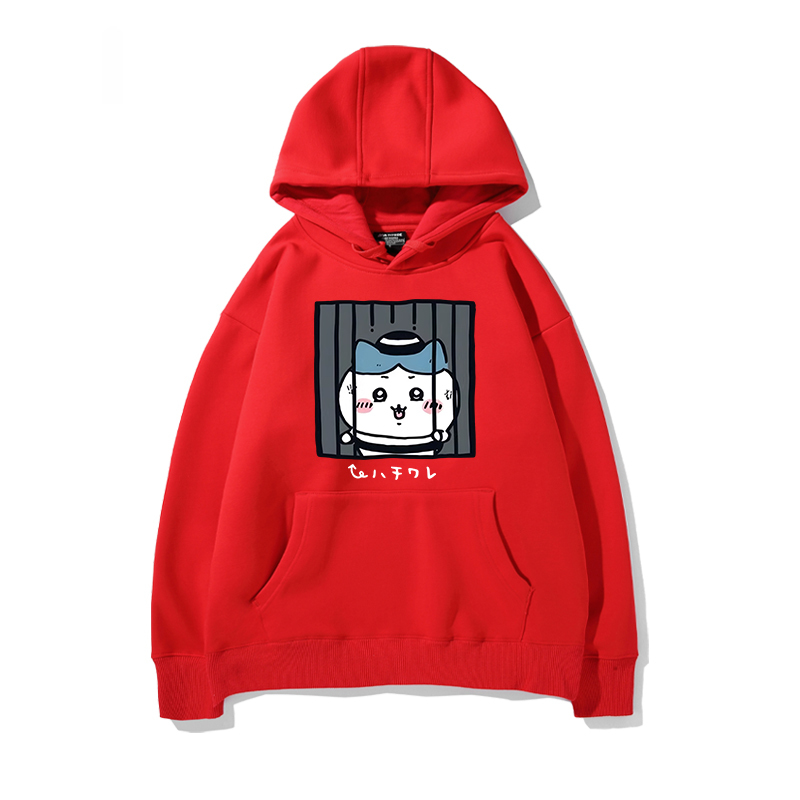 chiikawa 2024秋冬新款親子情侶裝薄絨款連帽衛衣