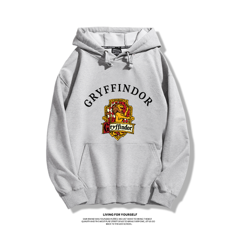 哈利波特聯名衛衣2023秋冬新款親子情侶裝薄絨款連帽衛衣