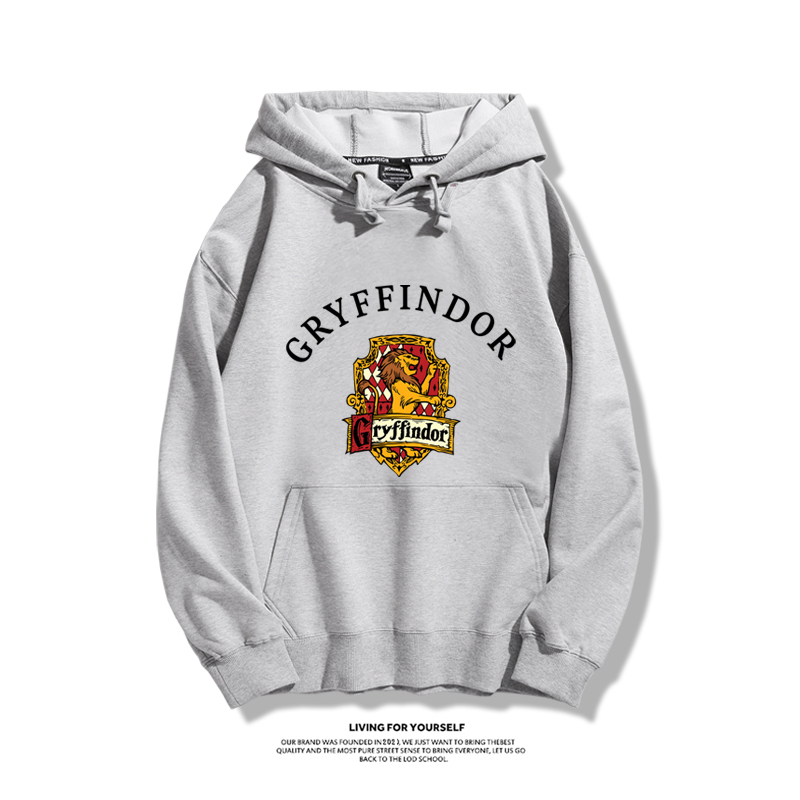哈利波特聯名衛衣2023秋冬新款親子情侶裝薄絨款連帽衛衣