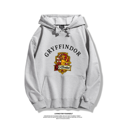哈利波特聯名衛衣2023秋冬新款親子情侶裝薄絨款連帽衛衣
