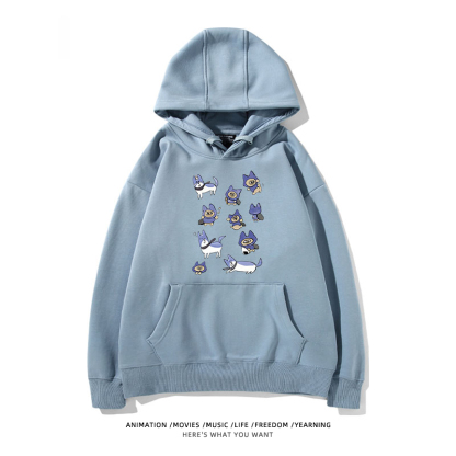 Monster Hunter Rise魔物獵人 聯名衛衣2024秋冬新款親子情侶裝薄絨款連帽衛衣