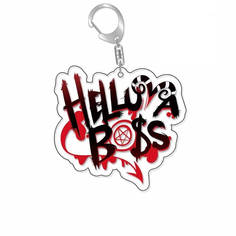 地獄客棧亞克力鑰匙扣 掛件 Hazbin Hotel動漫周邊掛飾【單買三件起送】