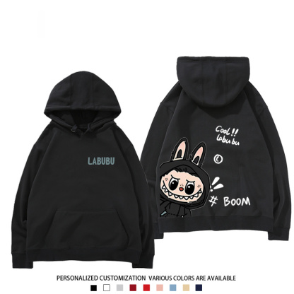 labubu新款 寬鬆百搭 秋冬款 寬鬆連帽衛衣