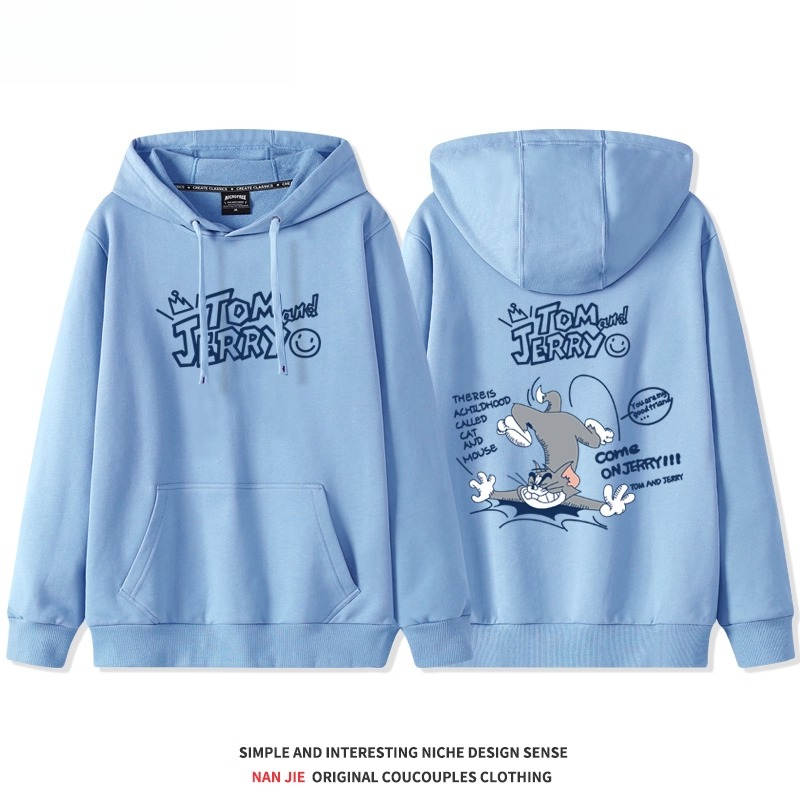 貓和老鼠 聯名衛衣2025秋冬新款 親子情侶裝連帽衛衣