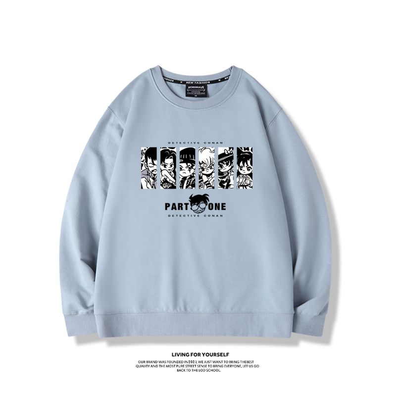 名偵探柯南2024親子情侶裝 圓領長袖