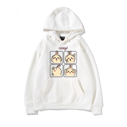 chiikawa 2024秋冬新款親子情侶裝薄絨款連帽衛衣