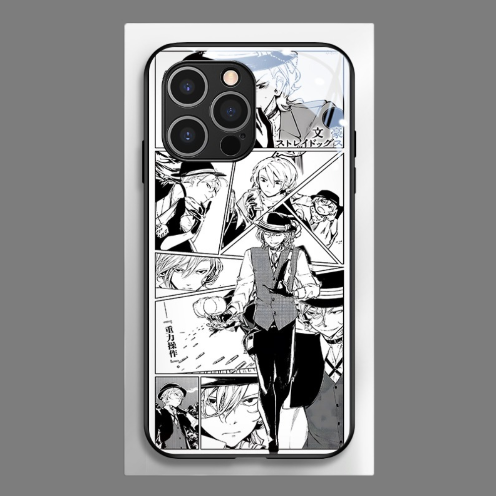 文豪野犬新款高清全包防摔玻璃殼