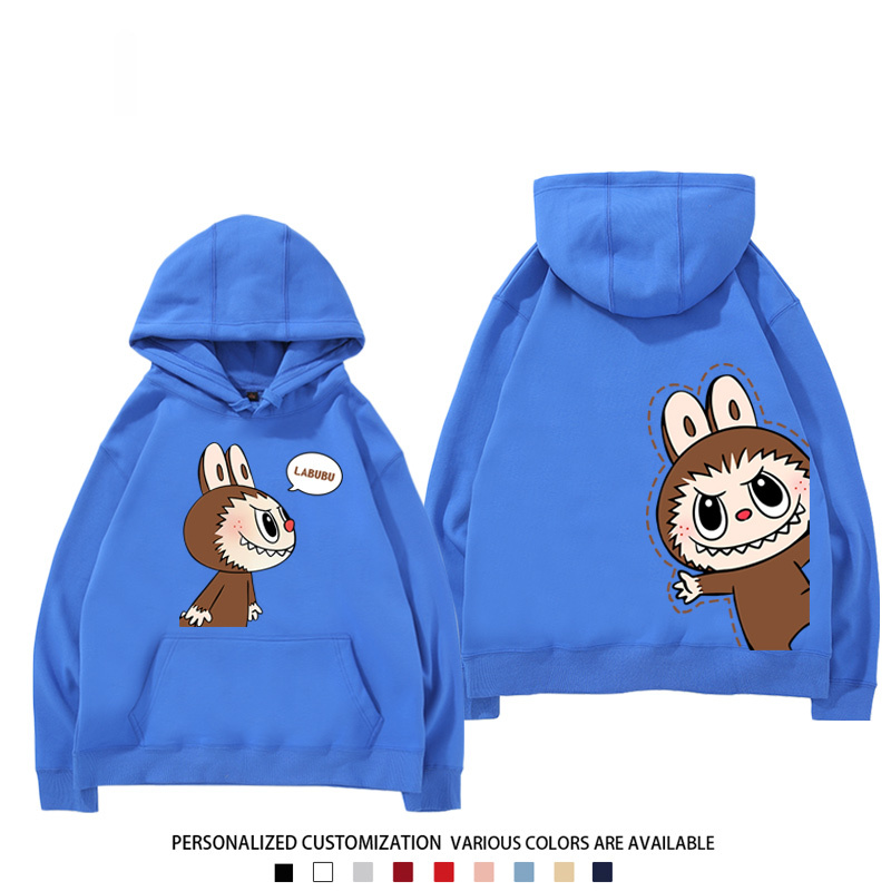 labubu新款 寬鬆百搭 秋冬款 寬鬆連帽衛衣