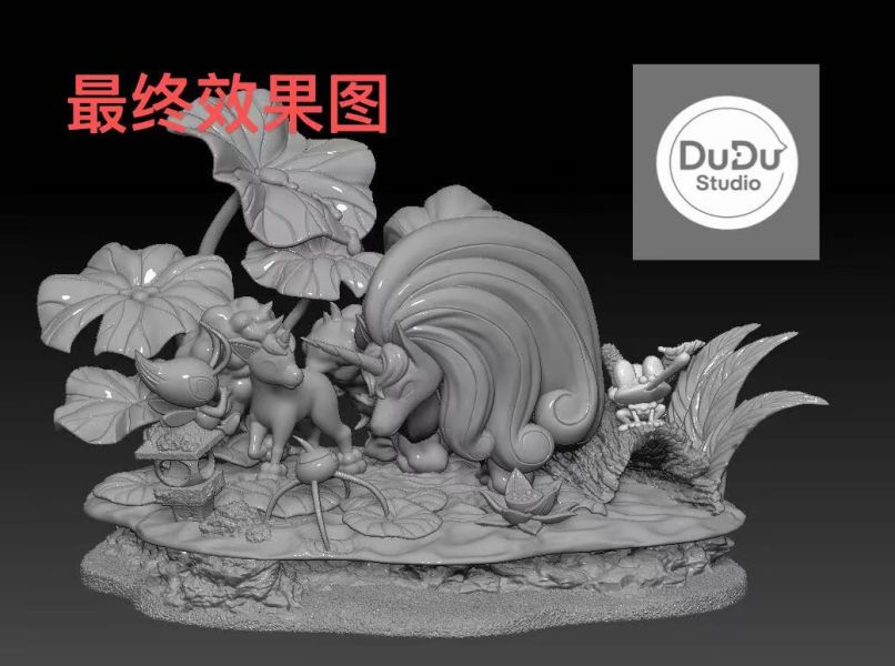 【預購】DUDU工作室 生態系列第一彈 烈焰馬生態場景