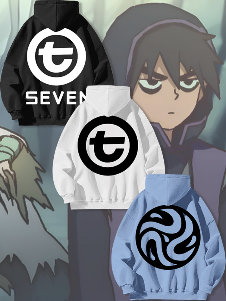 刺客伍六七 2025秋冬新款親子情侶裝薄絨款連帽衛衣