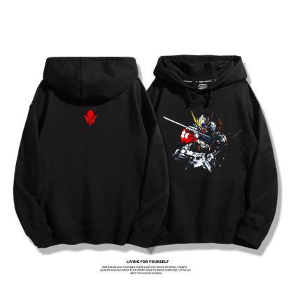 機動戰士高達 聯名衛衣2024秋冬新款親子情侶裝薄絨款連帽衛衣