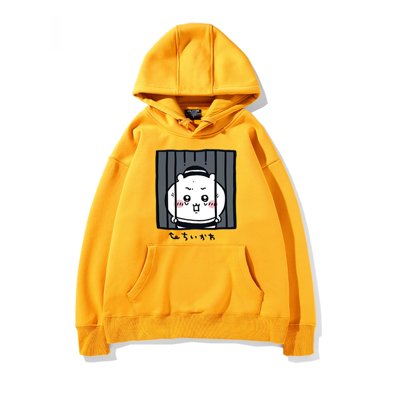 chiikawa 2024秋冬新款親子情侶裝薄絨款連帽衛衣