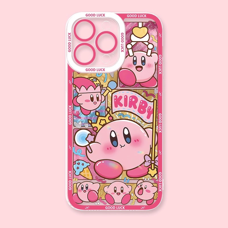 星之卡比天使眼透明防摔軟殼