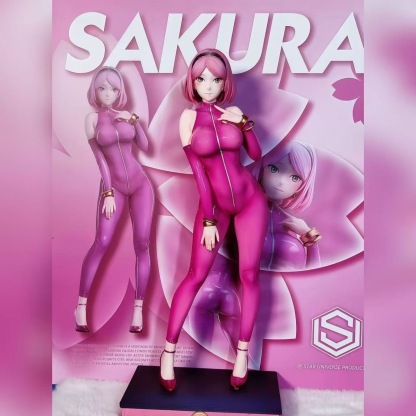 火影忍者 皮衣膠衣 春野櫻 GK模型