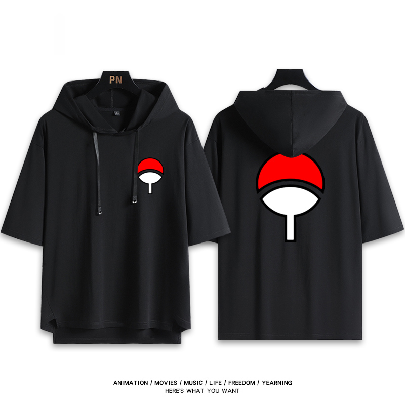 火影忍者 連帽短袖T恤