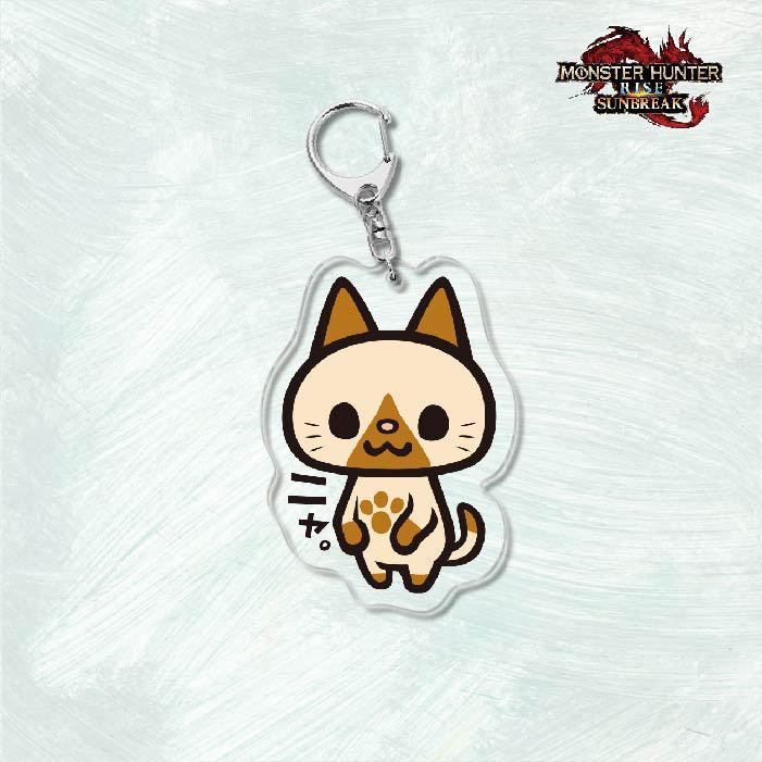 Monster Hunter Rise怪物獵人崛起滅盡龍雪鬼獸冰狼亞力克鑰匙扣掛飾【單買三件起送】