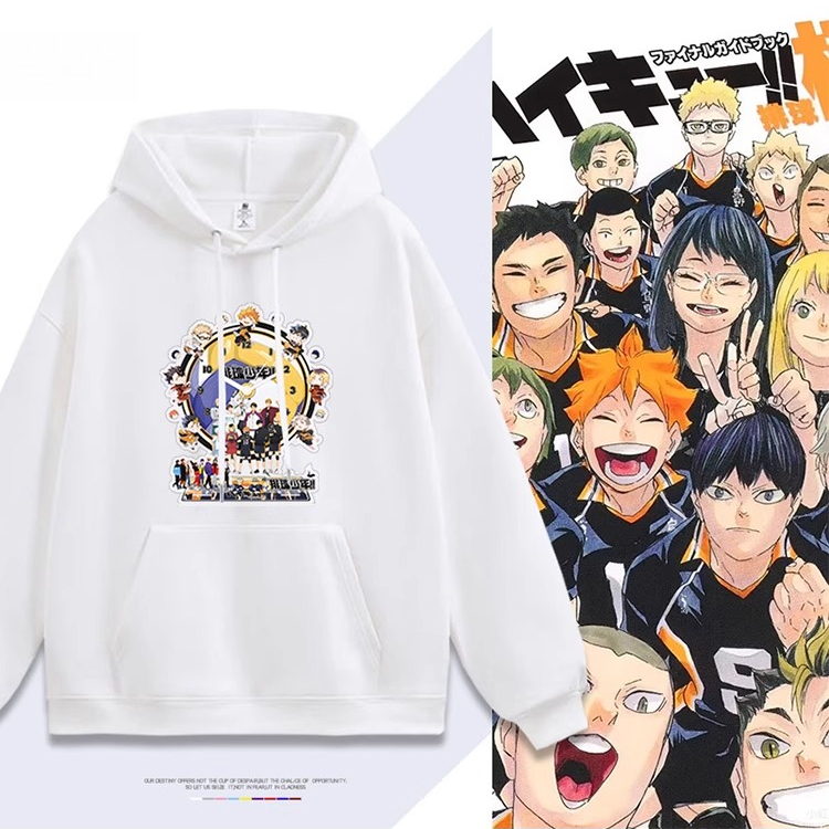 排球少年 聯名衛衣2025秋冬新款 親子情侶裝連帽衛衣