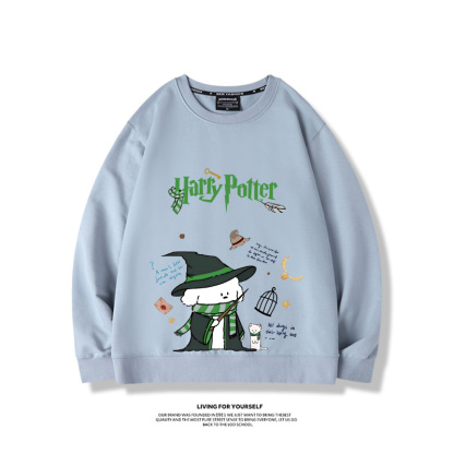 線條小狗2023親子情侶裝 圓領長袖