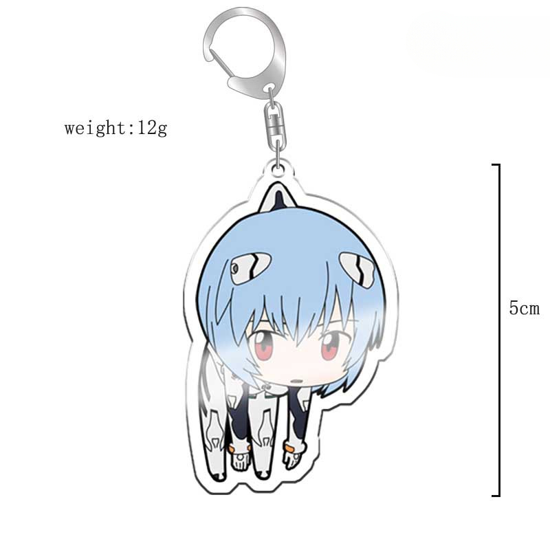 福音EVA綾波麗立牌動漫周邊亞克力鑰匙扣明日香真希波碇真嗣渚薰掛飾【單買三件起送】