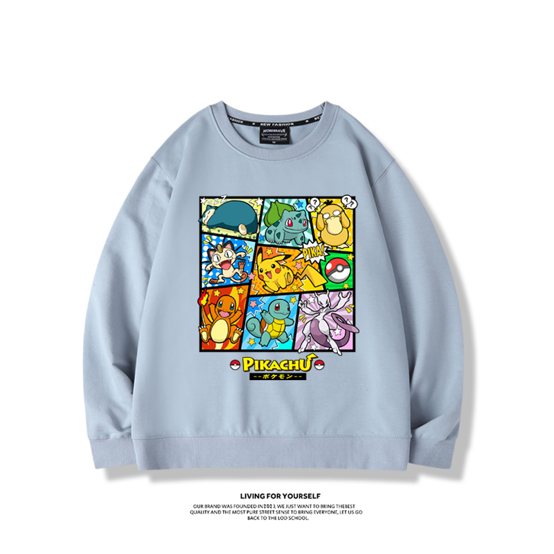 寶可夢2023親子情侶裝 圓領長袖