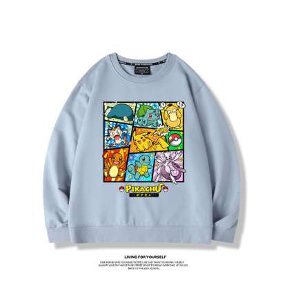 寶可夢2023親子情侶裝 圓領長袖