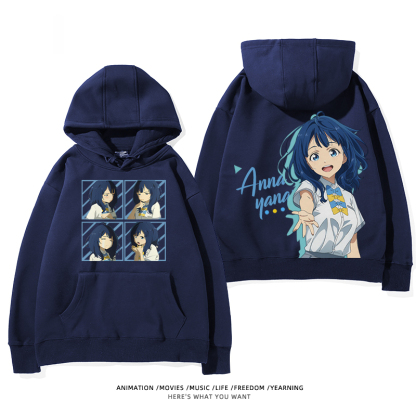 敗犬女主也太多了聯名衛衣2024秋冬新款親子情侶裝薄絨款連帽衛衣