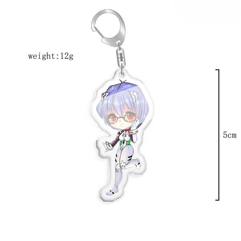 福音EVA綾波麗立牌動漫周邊亞克力鑰匙扣明日香真希波碇真嗣渚薰掛飾【單買三件起送】