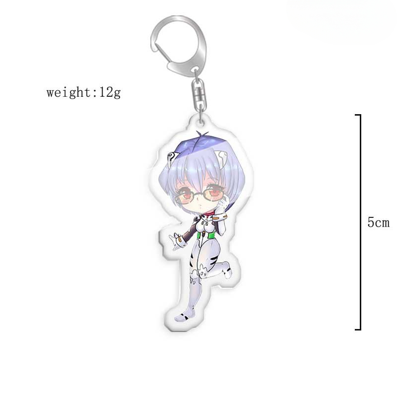 福音EVA綾波麗立牌動漫周邊亞克力鑰匙扣明日香真希波碇真嗣渚薰掛飾【單買三件起送】