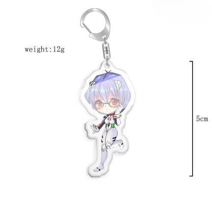 福音EVA綾波麗立牌動漫周邊亞克力鑰匙扣明日香真希波碇真嗣渚薰掛飾【單買三件起送】
