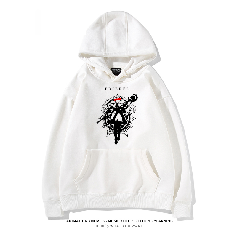 葬送的芙莉蓮2024秋冬新款親子情侶裝薄絨款連帽衛衣