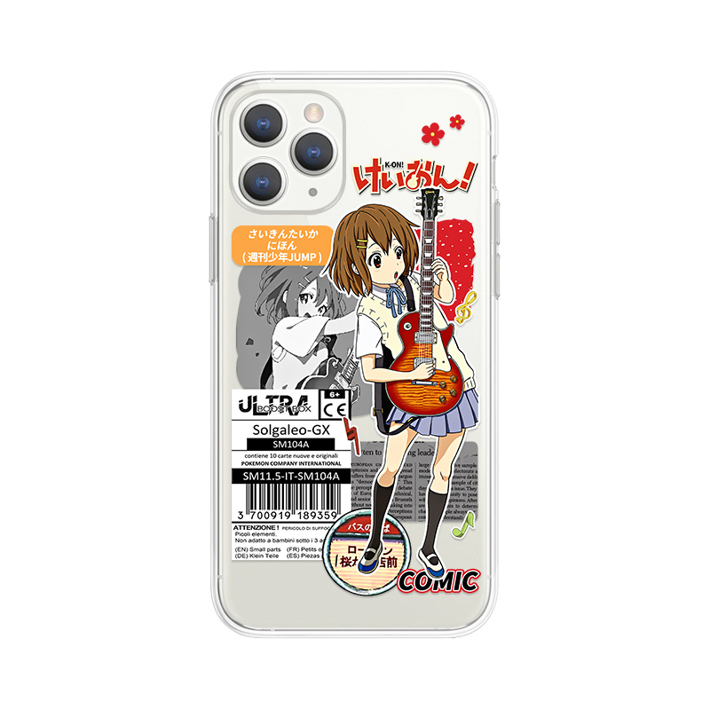 蘋果 系列輕音少女 天使眼透明防摔軟殼