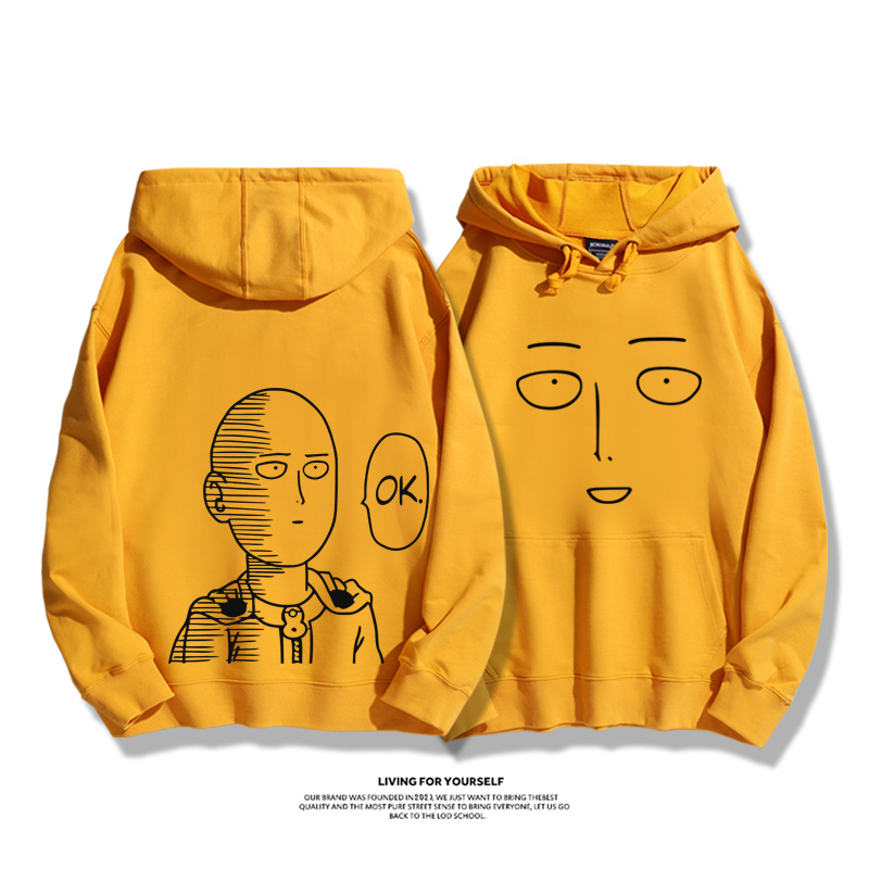 一擊男聯名衛衣2023秋冬新款親子情侶裝薄絨款連帽衛衣