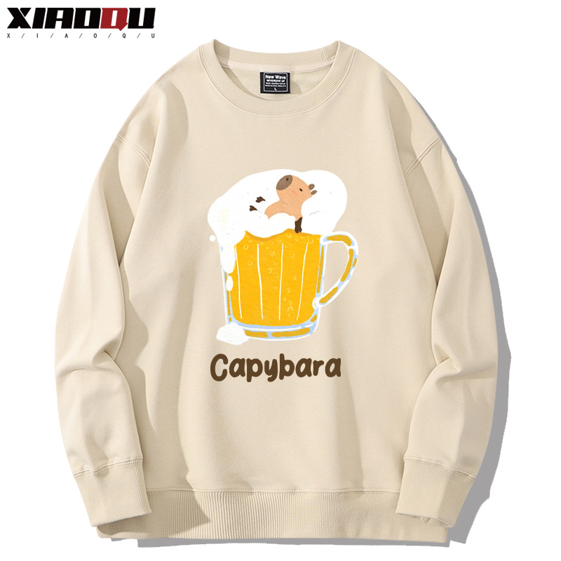 卡皮巴拉 2024親子情侶裝 圓領長袖