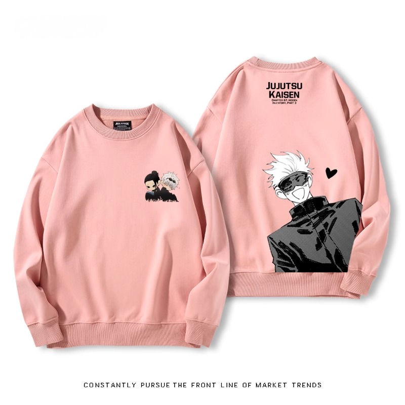 【預售2.25號發貨】鏈鋸人聯名衛衣2024秋冬新款親子情侶裝薄絨款連帽衛衣