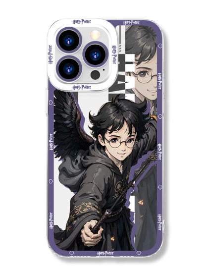 蘋果 系列哈利波特天使眼透明防摔手機殼