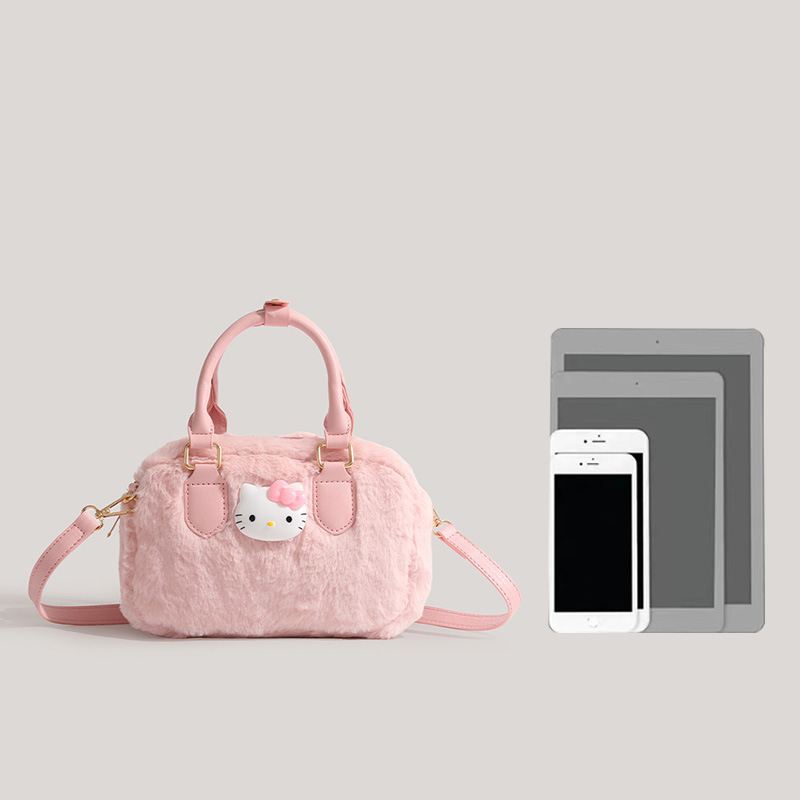 STARRY&DREAM正品Hellokitty手提包包秋冬小眾波士頓單肩斜挎包