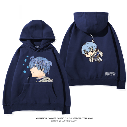 葬送的芙莉蓮2024秋冬新款親子情侶裝薄絨款連帽衛衣