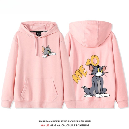 貓和老鼠 聯名衛衣2025秋冬新款 親子情侶裝連帽衛衣