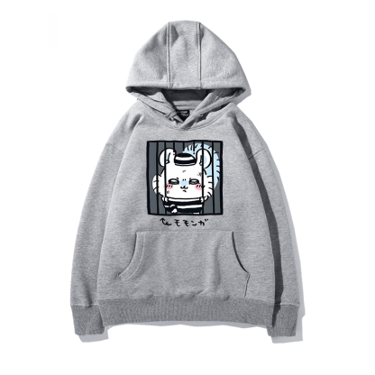 chiikawa 2024秋冬新款親子情侶裝薄絨款連帽衛衣