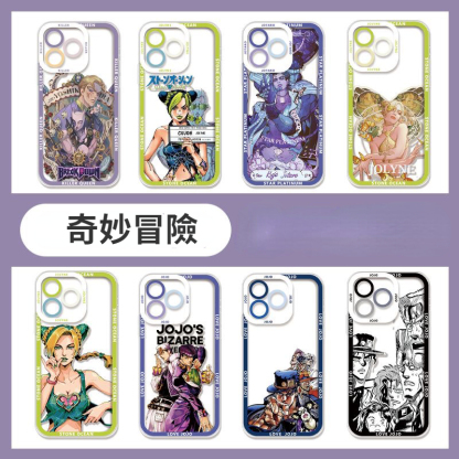 蘋果 系列JOJO的奇妙冒險 天使眼透明防摔軟殼